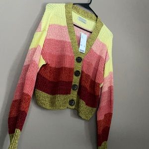 UO big button sweater